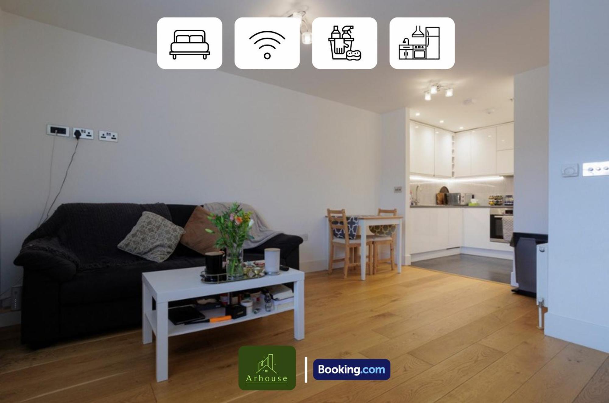 One Bedroom Apartment By Arhouse Apartments Short Lets & Serviced Accommodation Kingston With Free Wifi Kingston upon Thames  Eksteriør bilde